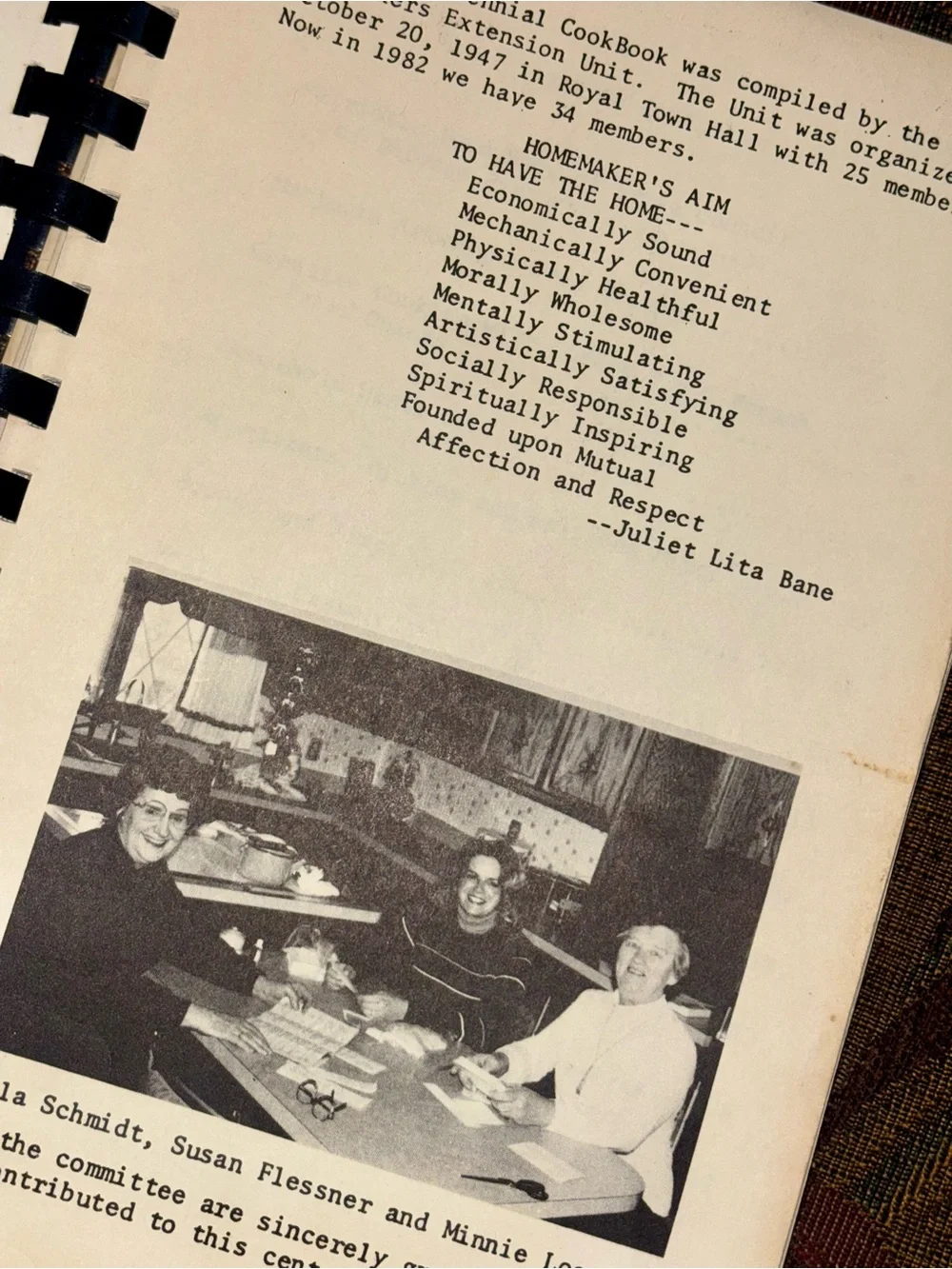 Vintage Royal Illinois 1982 Centennial Cookbook